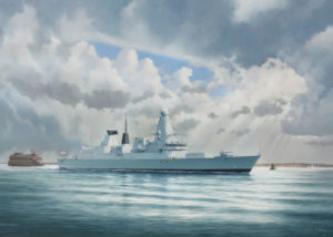 HMS Diamond Type 45 Destroyer