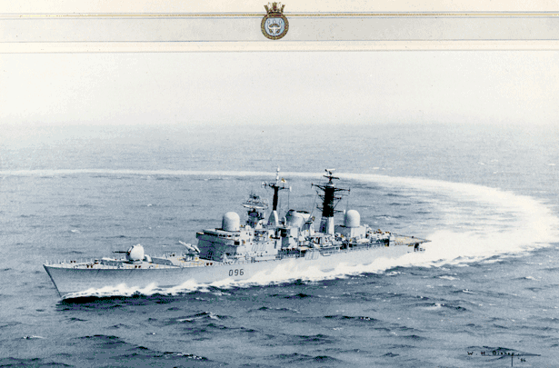 The Type 42 Destroyer HMS Gloucester
