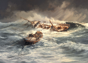 Lifeboat Rescue c 1900