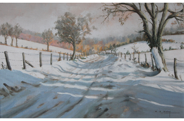 Snow scene Stoughton Valley